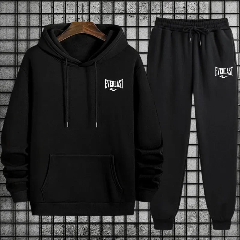 2025 Hot Sale Men's Tracksuit Hoodie and Sweatpants Urban Casual Fashion Sportswear Autumn Male Training Sweatshirt Sports Suit
