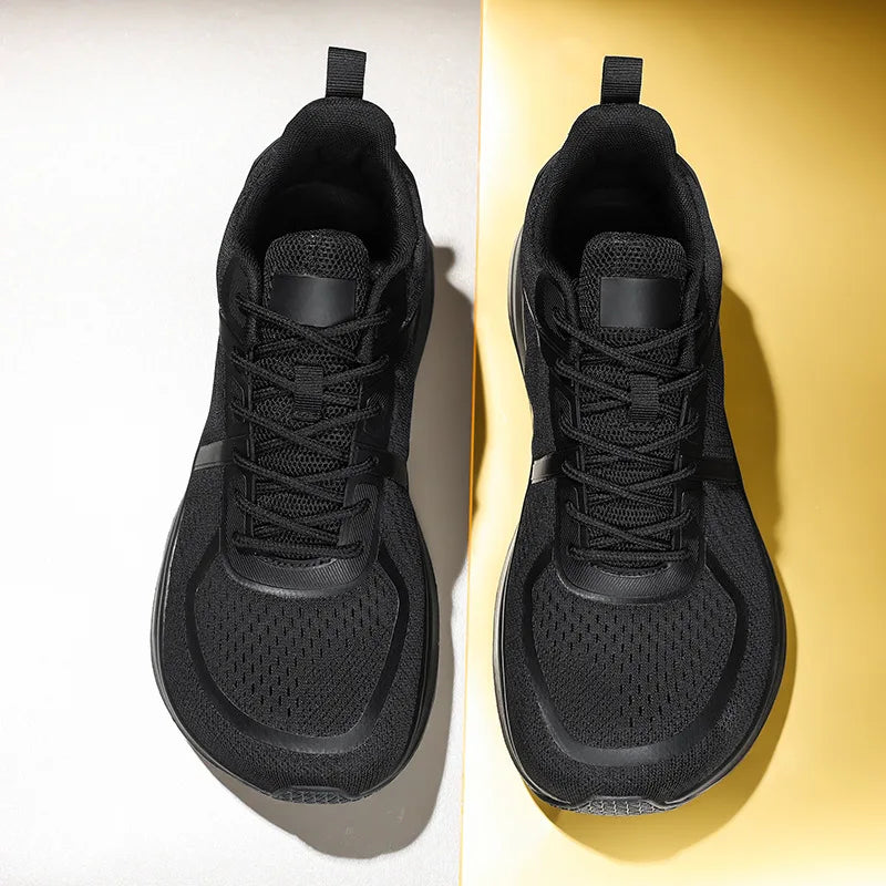 Men's Sneakers Wide Toe Running Shoes Outdoor Breathable Walking Shoes Platform Hiking Men Shoes Lace-up Non-slip Casual Shoe