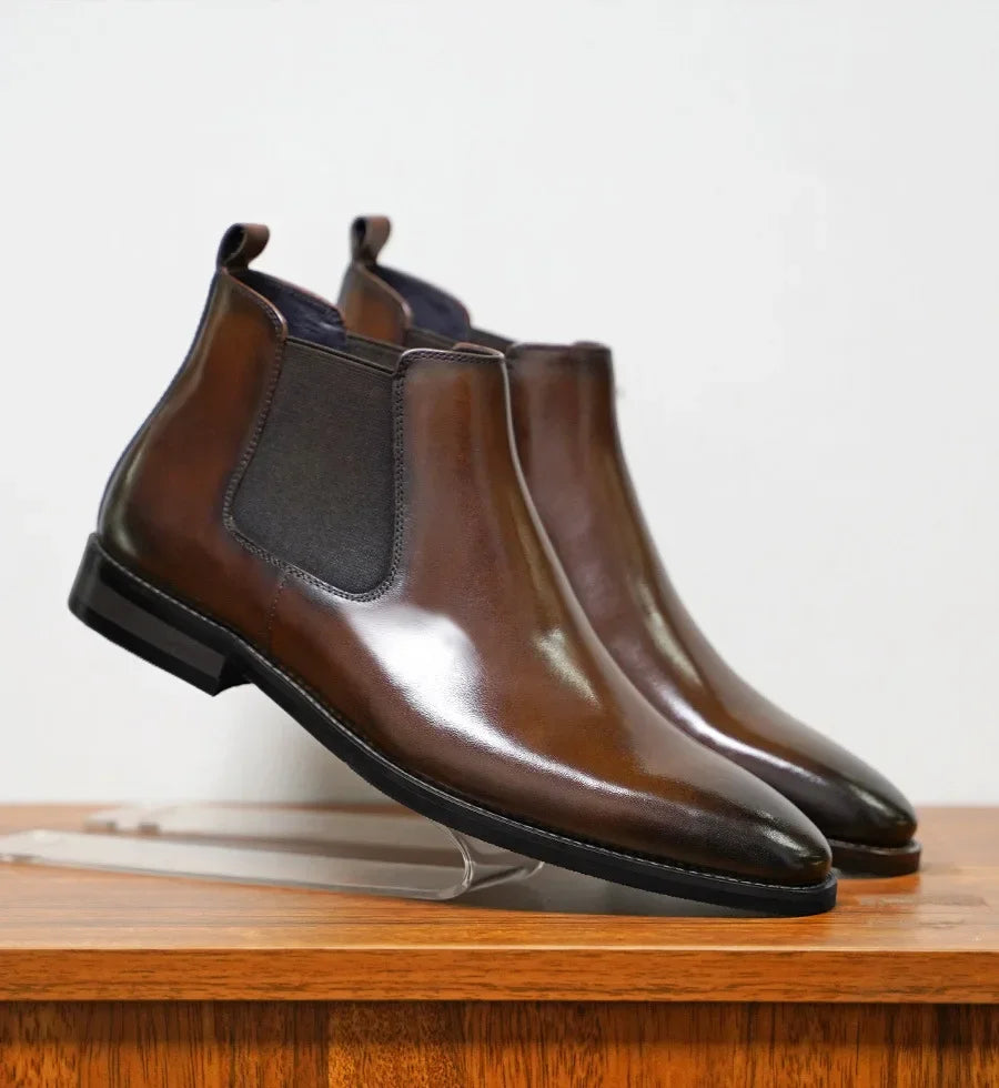 Men Chelsea Boots Brand Retro Comfortable Fashion Men Boots 2025