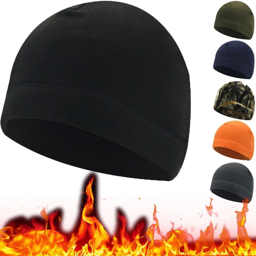 Warm Winter Hats for Men Women Windproof Cycling Thermal Fleece Caps Outdoor Sport Cold Proof Skiing Hiking Beanies Ear Warm Hat