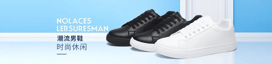 Sneakers Men Shoes 2026Leather Mens Casual Shoes Flat Male Footwear Fashion Black White Shoes Tenis Masculino Skateboard