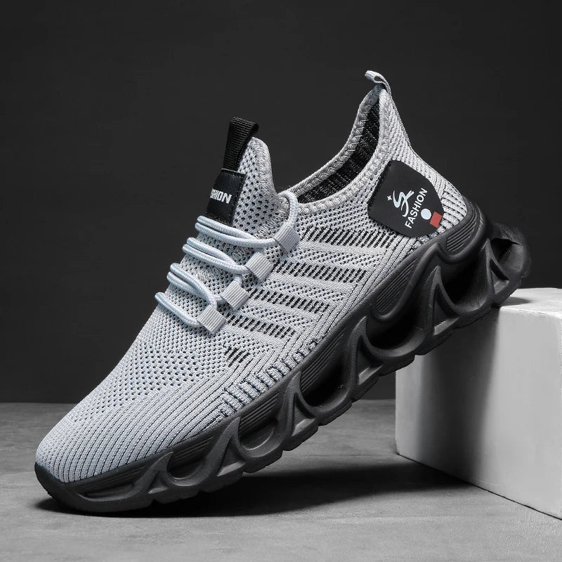 Men’s Sneakers Comfortable Breathable Platform Shoes Summer Man Running Shoes Breathable Comfortable Fashion Walking Sneakers