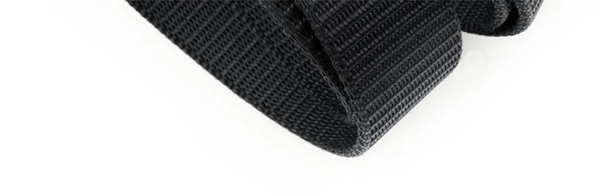 Men's Belt Outdoor Leisure Sports Belt Toothless Quick Release Automatic Buckle Quality Black Belt