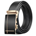 Men's Belt Can Be Cut Automatic Buckle Leather Belt Fashion Classic Versatile Trend Pants Belt