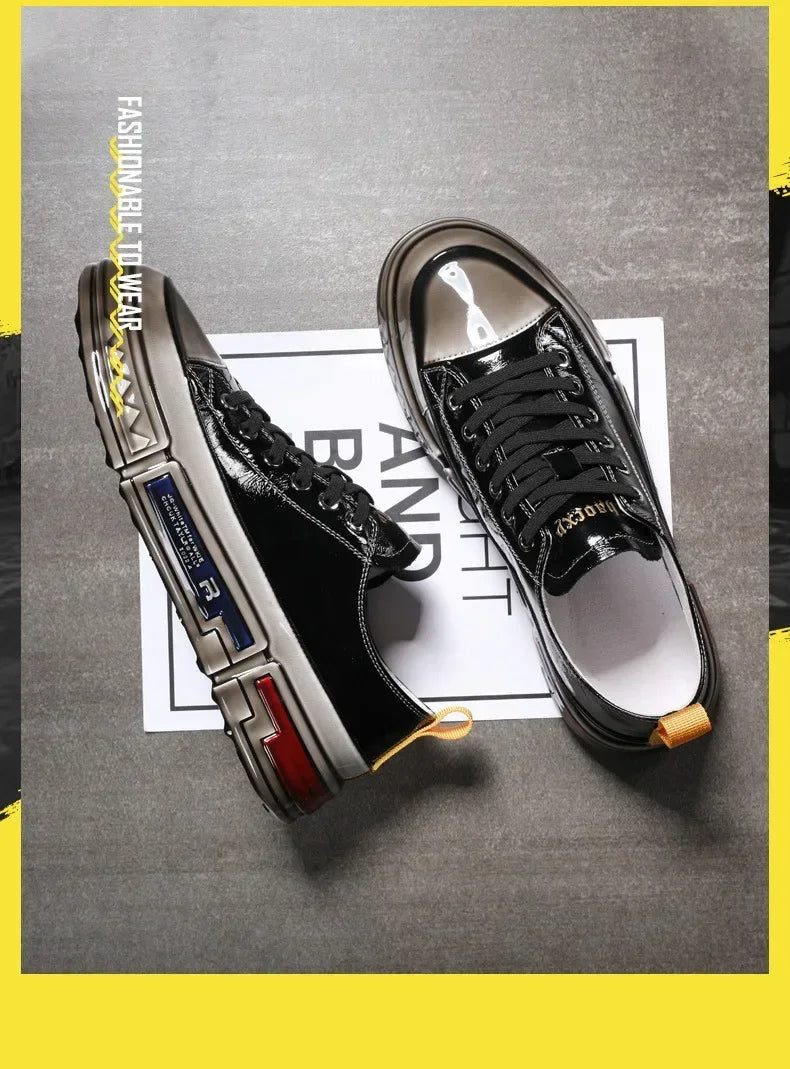Men Sneakers Shoes for Men Man Male Genuine Leather Casual Shoes Man Fashion Comfortable Luxury Designer Male Shoess