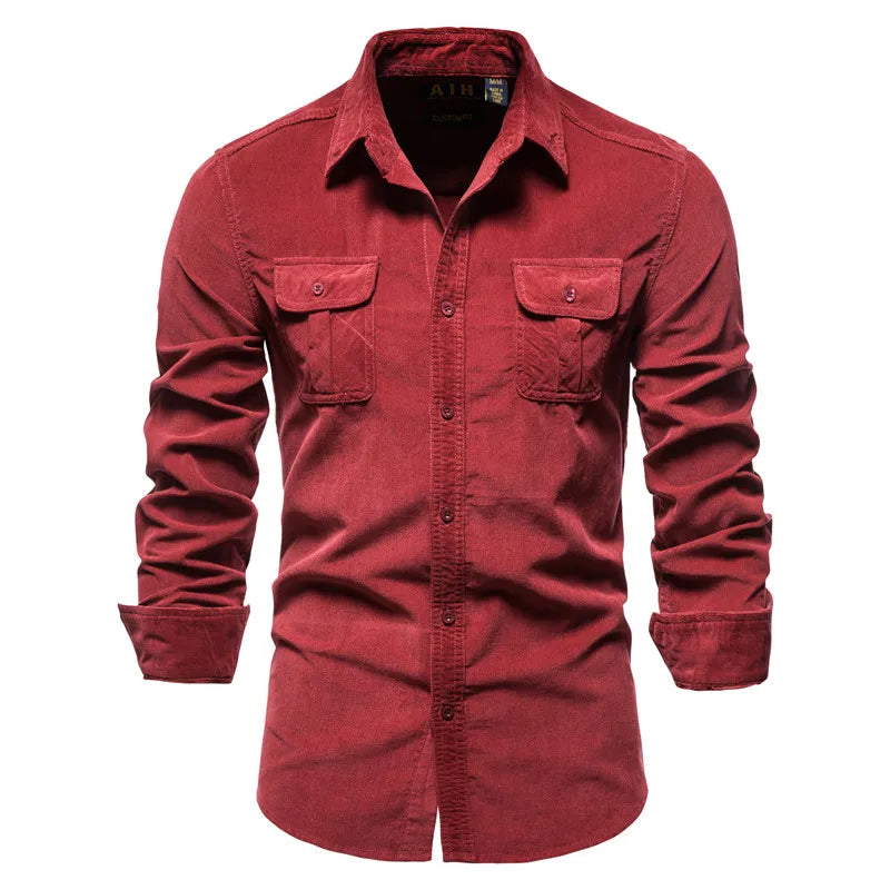 Men's Cotton Corduroy Shirt