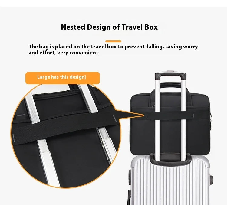 Men Single Shoulder Bag 14" 15" 16 Inch Laptop Bag Men's Casual Handbags Business Briefcase Computer Bags For Macbook Pro Case