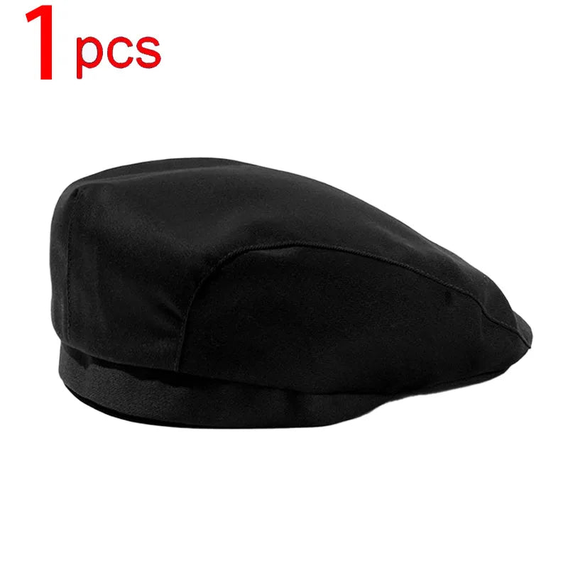 Catering Cook Hat 5/2/1pcs Chef Kitchen Work Cap for Food Service Hotel Restaurant Canteen Baking Household Cooking Chef's Beret