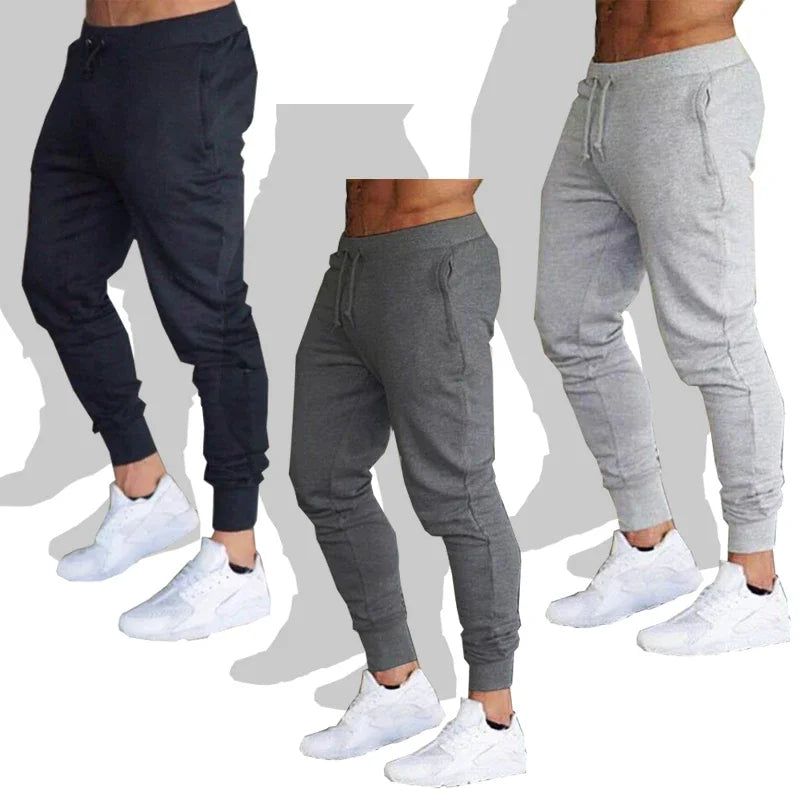 New Jogging Pants Men Sport Sweatpants Running Pants Men Joggers Cotton Trackpants Slim Fit Bodybuilding Trouser
