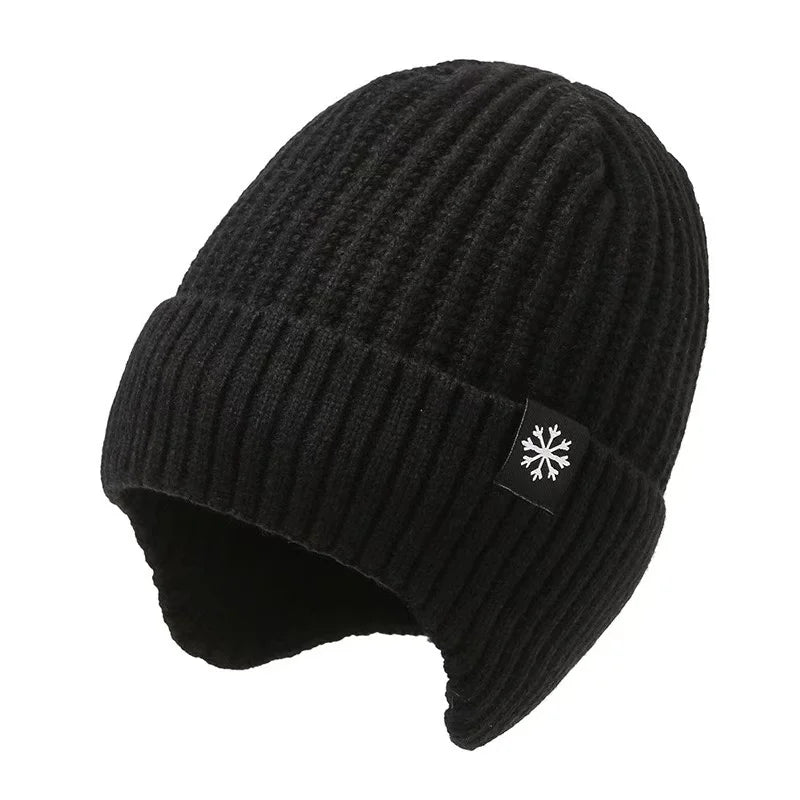 Men's Hat Winter Warm Knitted Hat Ear Protection Thickened Winter Autumn/Winter Knitted Hat