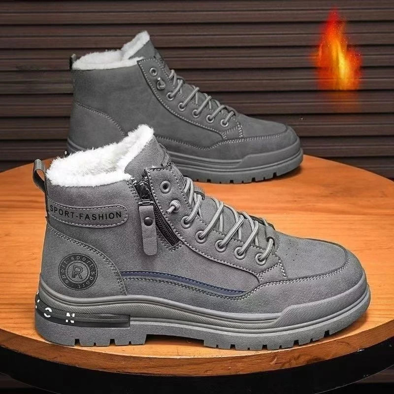 Men's High Top Boots, Casual Sports Shoes, Trendy and Fashionable Men's Boots