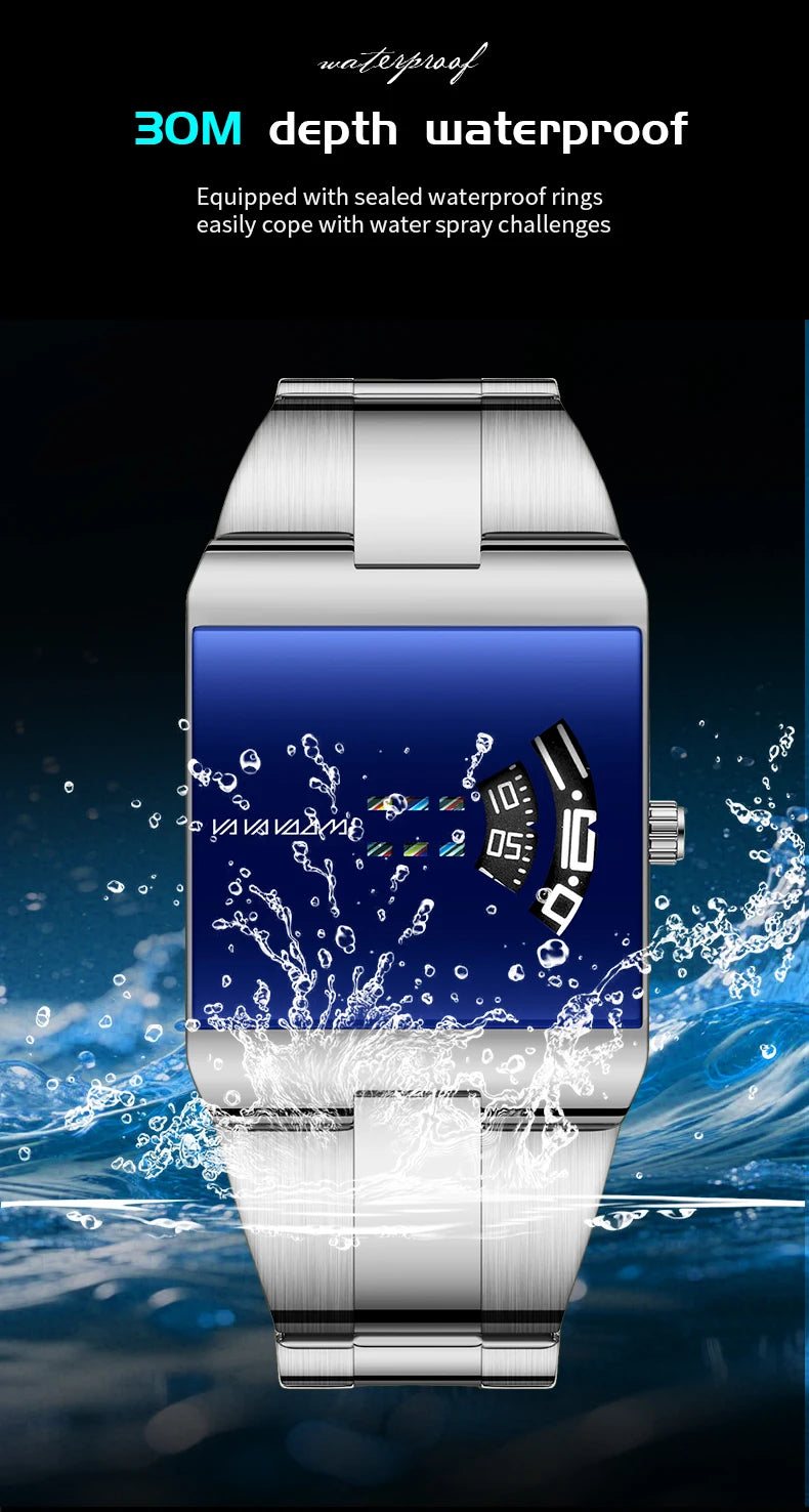 Watches for Men Original Brand Quartz Clock Luxury Waterproof Fashion Casual Stainless Steel Sport Watches Casual Business reloj