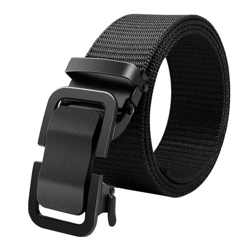 Men's Waist Belt, Outdoor Military Training, Casual Versatile Tactical Pants Belt, Fashionable Automatic Buckle Belt