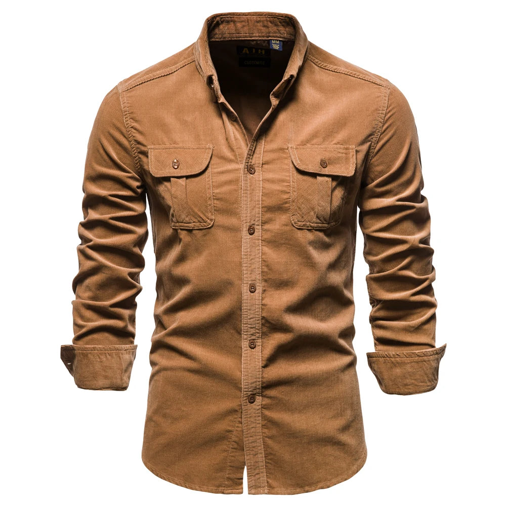 Men's Cotton Corduroy Shirt