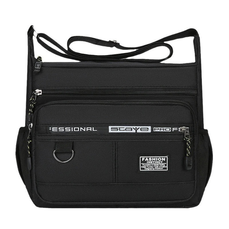 Men Crossbody Bag Single Shoulder Bags Big Capacity Commuter Storage Bag Fashion Multi-Pockets Business Travel Crossbody Bags