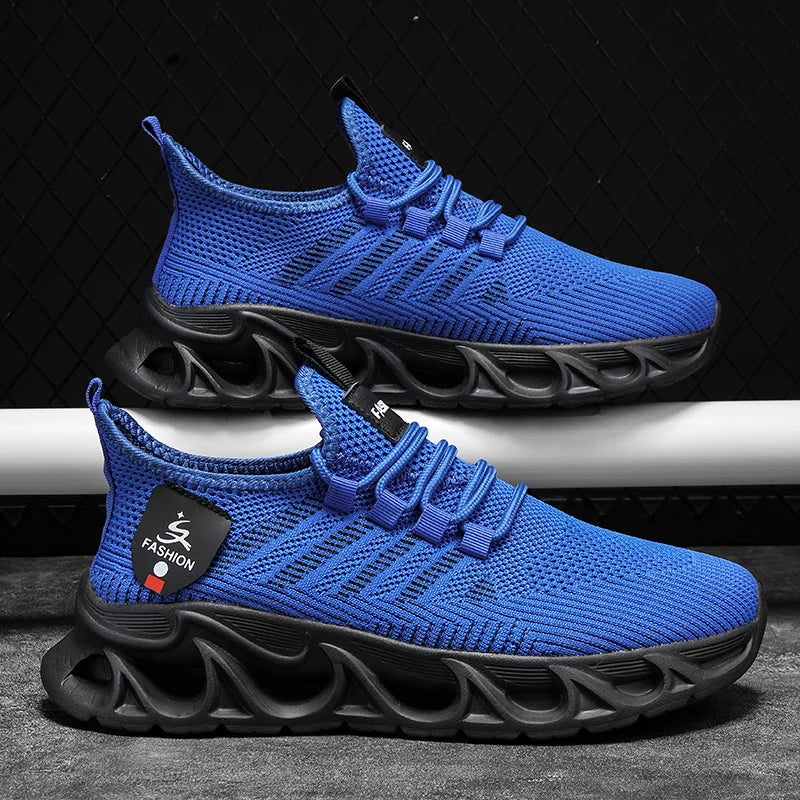 Men’s Sneakers Comfortable Breathable Platform Shoes Summer Man Running Shoes Breathable Comfortable Fashion Walking Sneakers