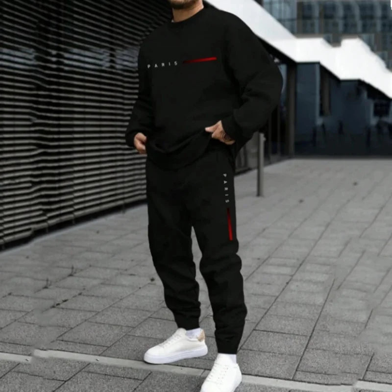 Men's Plus Size Tracksuit Set