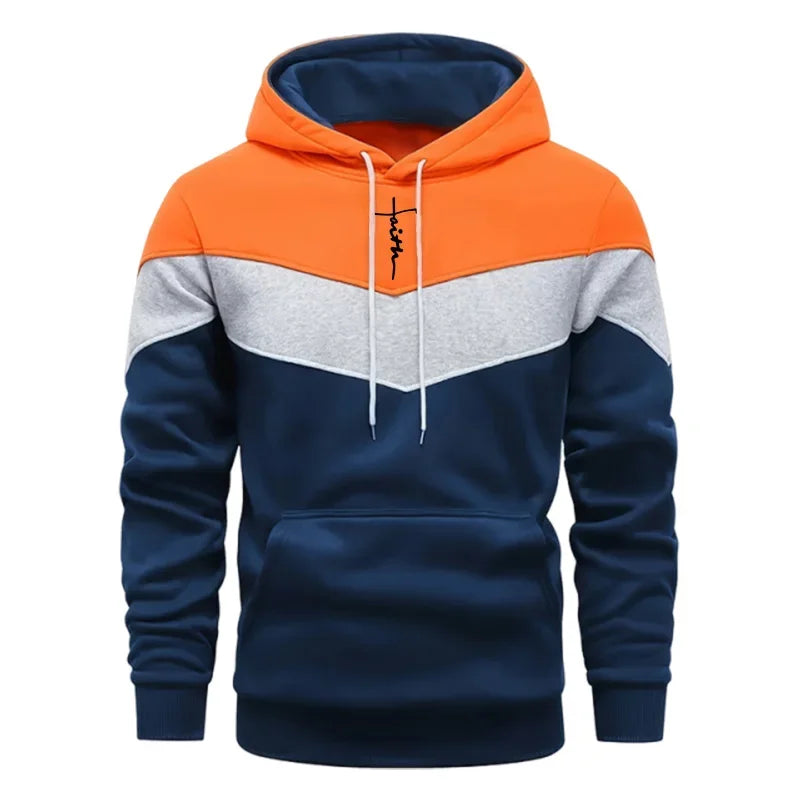 Comfort Casual Sports Autumn Winter Quality Hot Sale Men Tracksuit Fashion Hoodie Tricolor Single Sweatshirt and Pants Daily Man