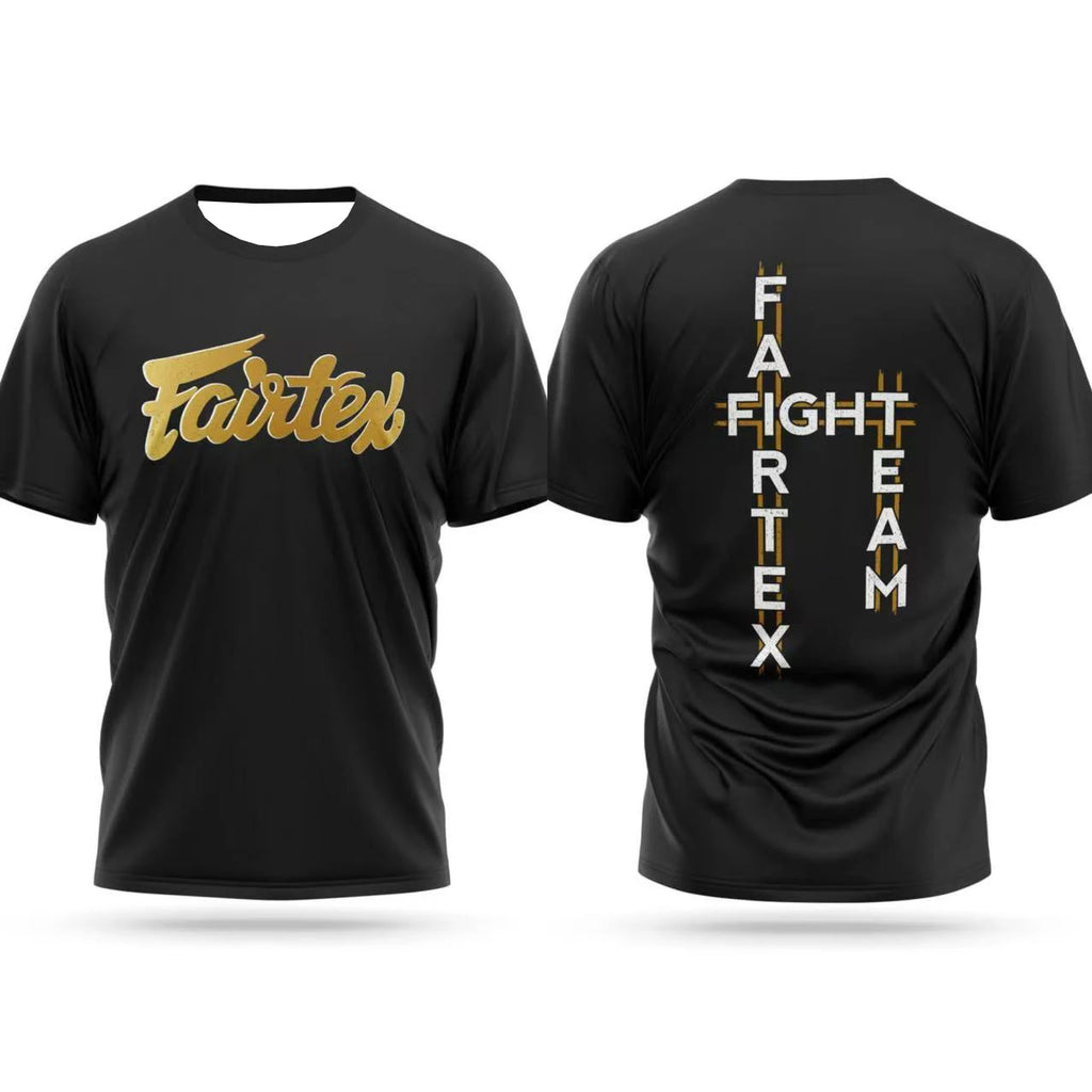 New 2026 Men's Quick-drying T-shirt Fighting Suit Fairtex Printing Sports Brand Comfortable Breathable Short Sleeves Men's tops