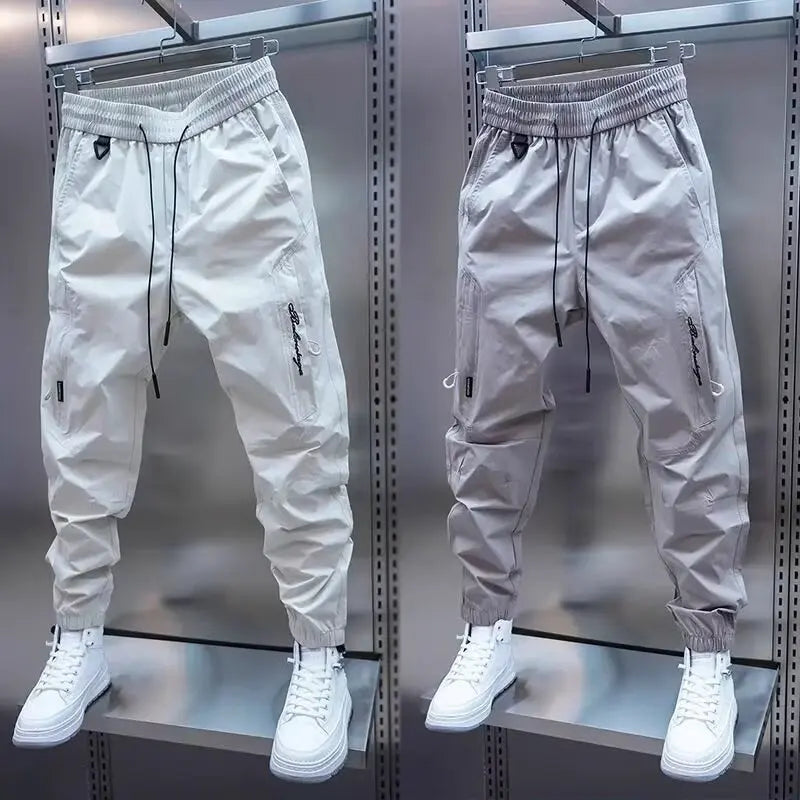 Quick Drying Joggers Cargo Pants Men Streetwear Hip Hop Sweatpants Male Harem Trousers Harajuku Men Casual Pants y2k fashion