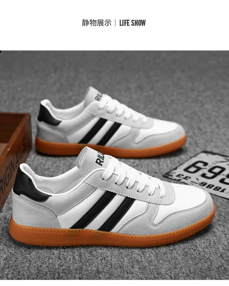 Men's Sneakers Trendy Spring Breathable Fashionable Board Shoes Thick Bottom Versatile Soft Bottom Casual Sneakers