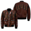 American West Cowboy Men Bomber Jacket Custom Name 3d Printed Jacket Men Clothes Autumn Winter Harajuku Zipper Coat Overszied