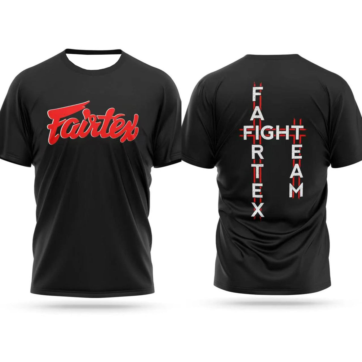 New 2026 Men's Quick-drying T-shirt Fighting Suit Fairtex Printing Sports Brand Comfortable Breathable Short Sleeves Men's tops