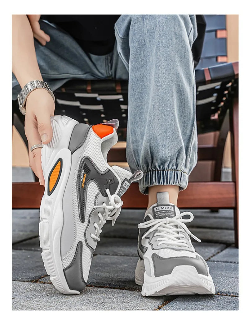 Men's Sneakers 2026New Breathable Mesh Casual Shoes Comfort Sports Running Shoes Tennis Training Shoes for Man Zapatos De Hombre