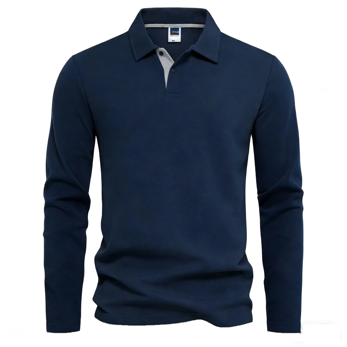 95% Cotton Long Sleeve T Shirts Men Casual Brand Homme Clothing Hombre Tee Tops Fashion Tshirt Black White Polo T-Shirts For Men
