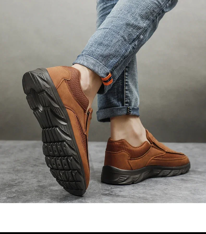 Men Sneakers Light Loafers Slip on Casual Shoes for Men Comfortable Walking Luxury Brand Male Business Shoe Driving Shoes