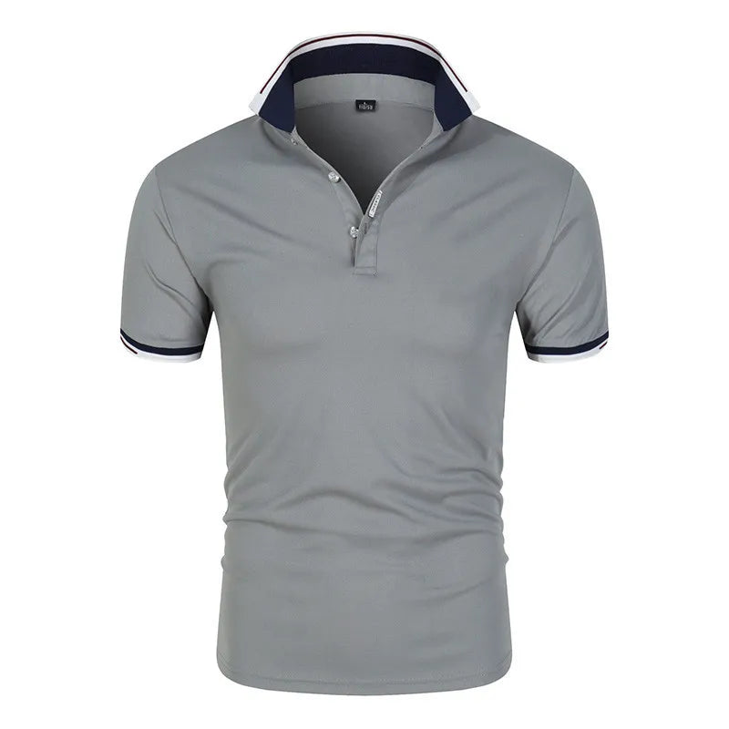 2026 New Polo T Shirt for Men White Casual Short Sleeve Golf Polo Shirts Homme New Summer Clothes High Quality Ropa Hombre