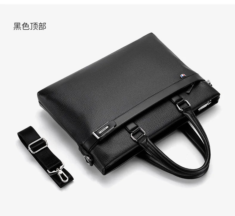 Men's Handbag, Business Casual Horizontal Design, Men's Bag, Official Document, One Shoulder Diagonal Cross Bag, Computer Bag