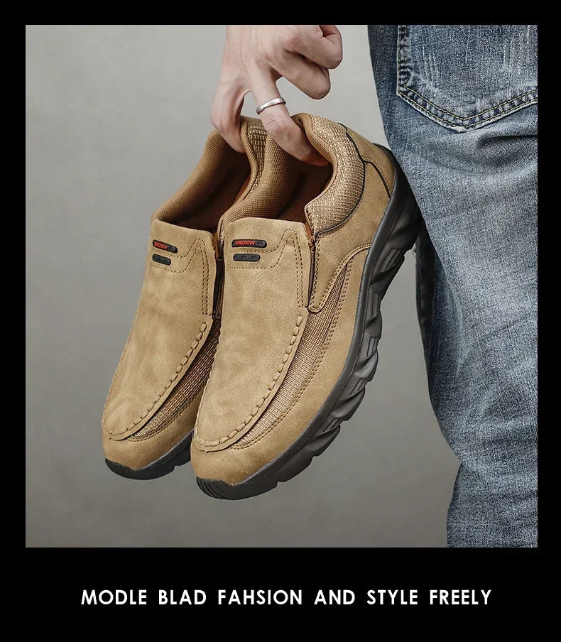 Men Sneakers Light Loafers Slip on Casual Shoes for Men Comfortable Walking Luxury Brand Male Business Shoe Driving Shoes