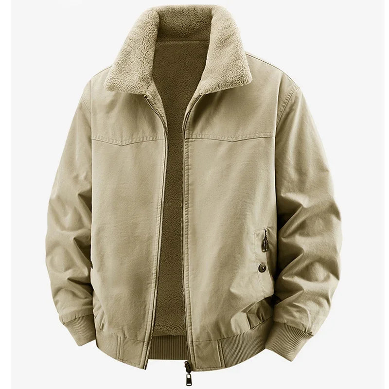 Winter Men Cotton Jackes Coat Men Autumn Warm Bomber Jacket Parkas Man Outdoor Fashion Casual Coat Stand Slim Jacket Male LZLLTT