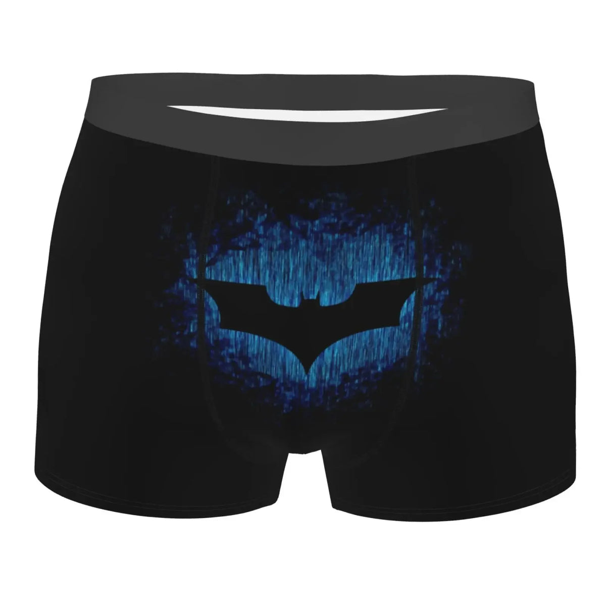Black Bat Boxers Mens Panties Male Underpants Double Sides Printed Soft Breathable Machine Wash Cool Machine Wash Polyester