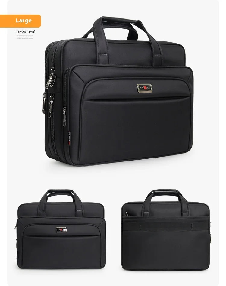 Men Single Shoulder Bag 14" 15" 16 Inch Laptop Bag Men's Casual Handbags Business Briefcase Computer Bags For Macbook Pro Case