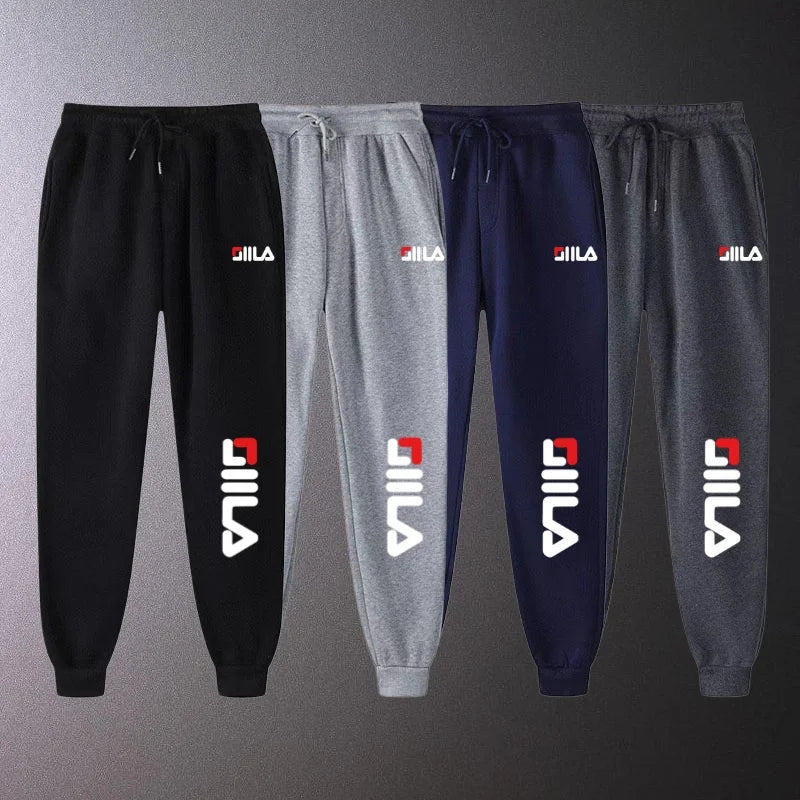Autumn Winter Men's Joggers Drawstring Casual Pants Fleece Sweatpants Workout Running Gym Fitness Sports Trousers