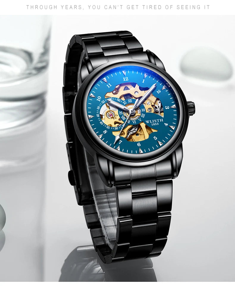 Man Watch Original Watch Machinery Men 's Watches Luxury Hollowing Watches For Men Waterproof Automatic Watch Mens Gifts