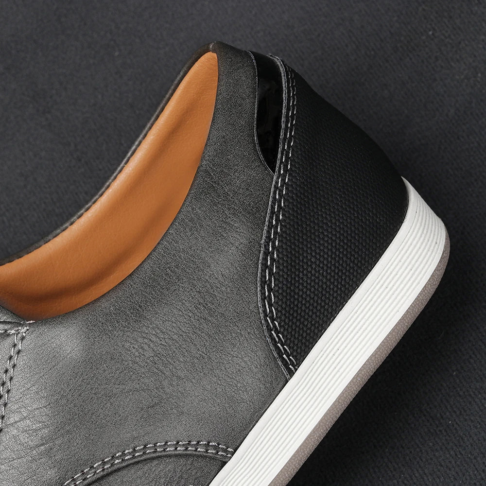 Men Sneakers Fashionable Comfortable Leather Shoes 2025 Men Casual Shoes