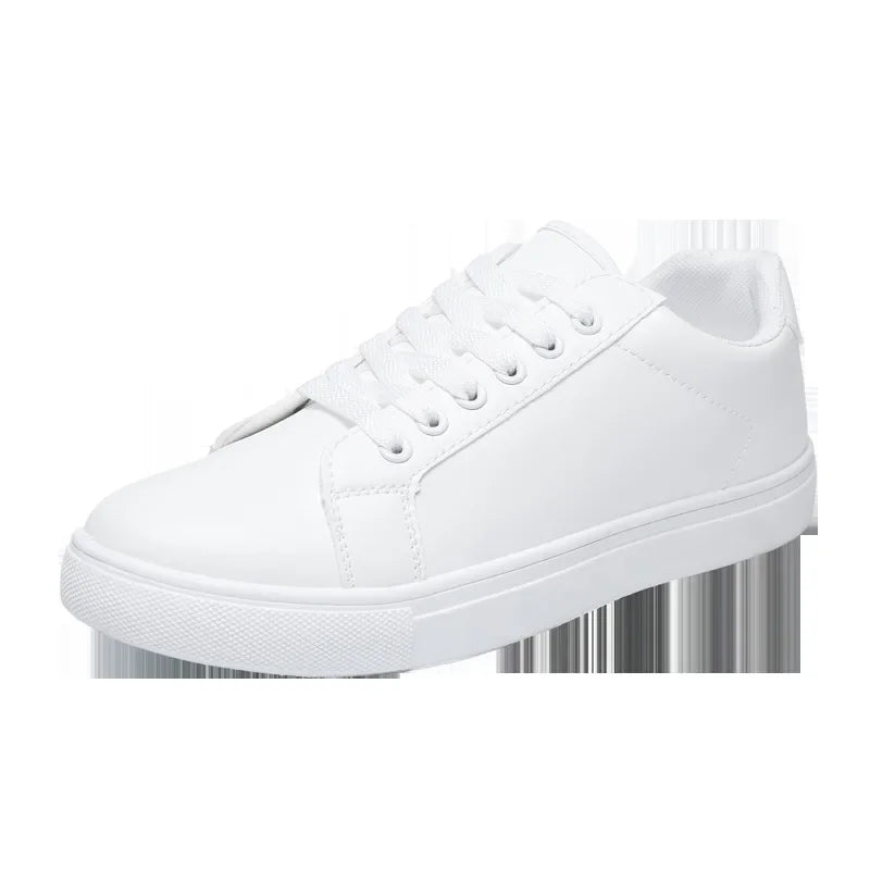 Sneakers Men Shoes 2026Leather Mens Casual Shoes Flat Male Footwear Fashion Black White Shoes Tenis Masculino Skateboard