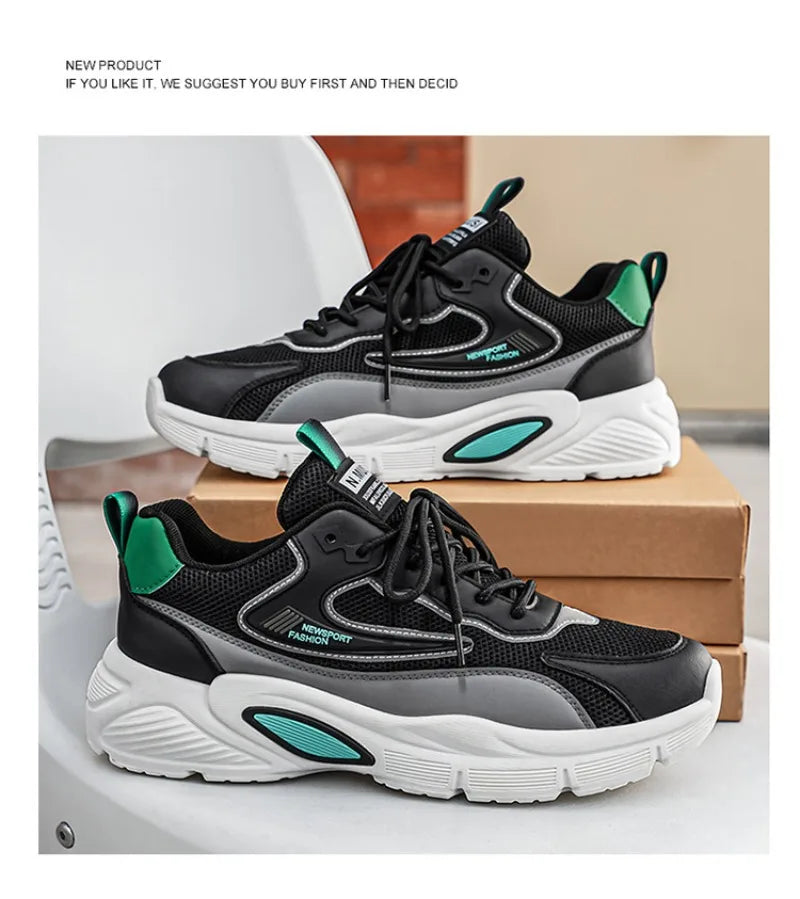 Men's Sneakers 2026New Breathable Mesh Casual Shoes Comfort Sports Running Shoes Tennis Training Shoes for Man Zapatos De Hombre
