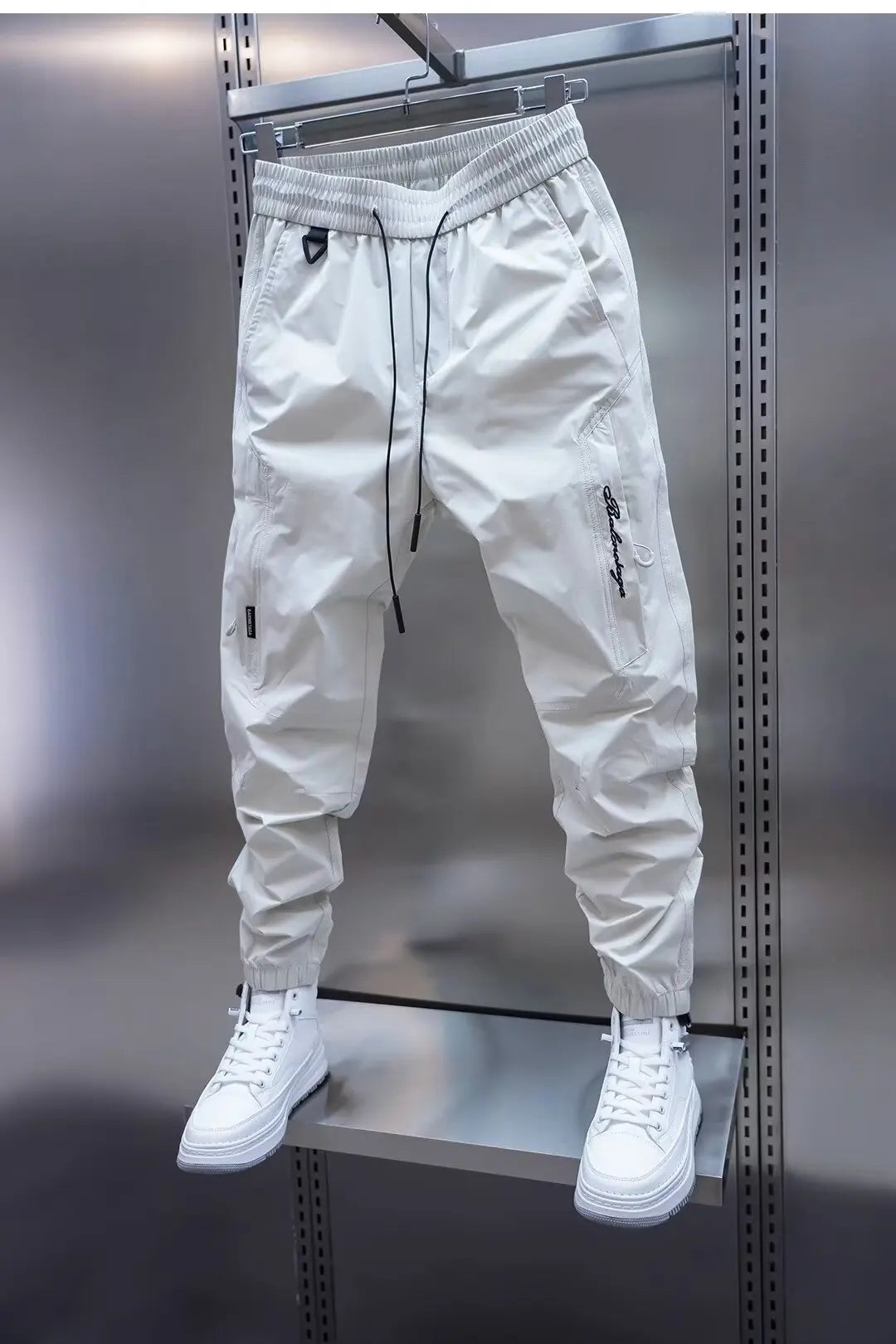 Quick Drying Joggers Cargo Pants Men Streetwear Hip Hop Sweatpants Male Harem Trousers Harajuku Men Casual Pants y2k fashion
