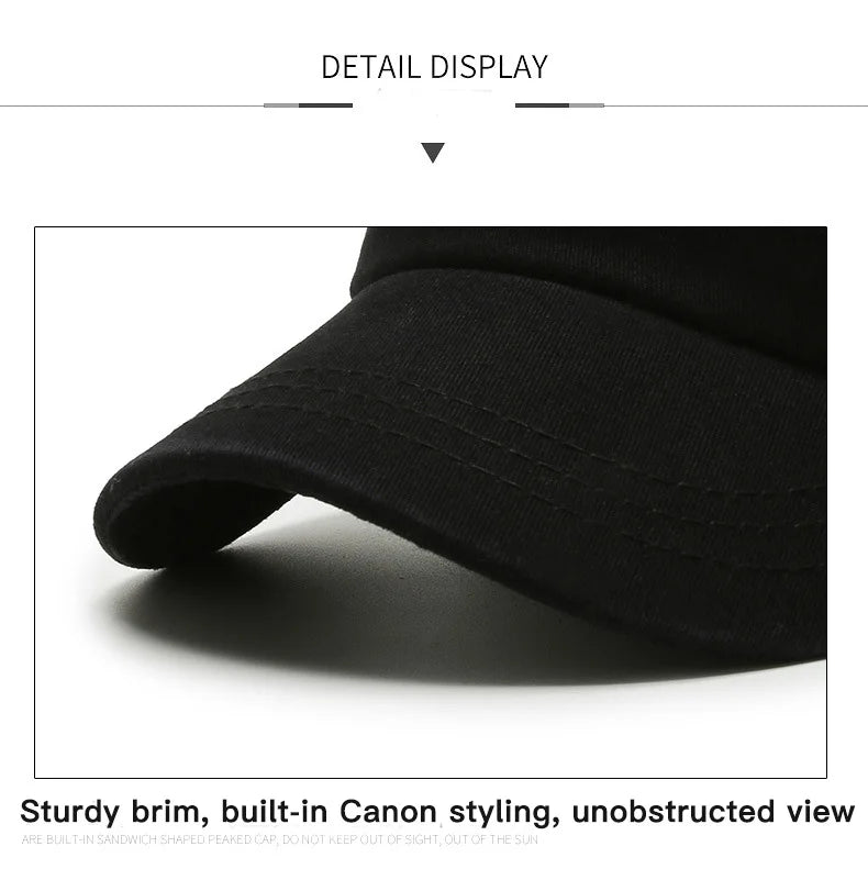 Hat Men's Flat Military Hat Is Simple And Versatile, Middle-Aged Hat Spring And Autumn Duck Tongue Casual Fashion New Style