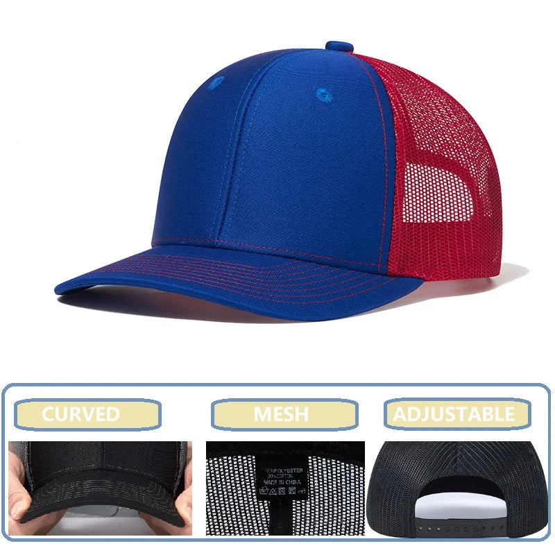 Men Caps Flat Hat Hip Hop Snapback Fancy Rivet Baseball Cap Street Dance Cap Trendy Mesh Visor Youth Boys Girls
