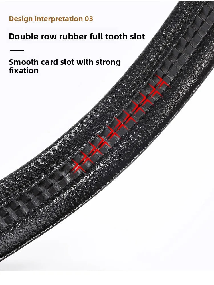 Men's Fashionable Automatic Belt with Rotating Buckle，Graffiti printPUBelt，Luxurious casual belt suitable for jeans and trousers