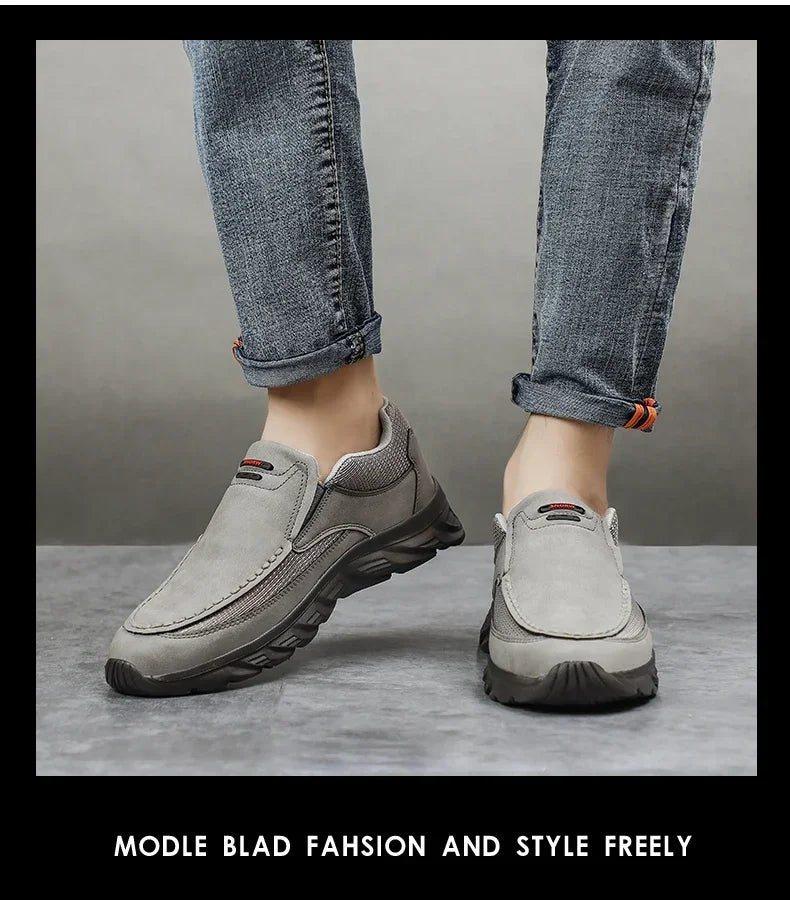 Men Sneakers Light Loafers Slip on Casual Shoes for Men Comfortable Walking Luxury Brand Male Business Shoe Driving Shoes