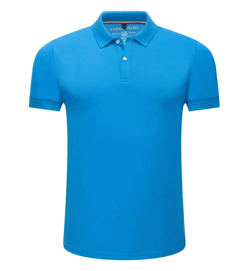 Mens Polo Shirts Short Sleeve Casual Solid Color Fashion Summer Lapel Male Turndown Tops Work Clothes Breathabl Comfortable
