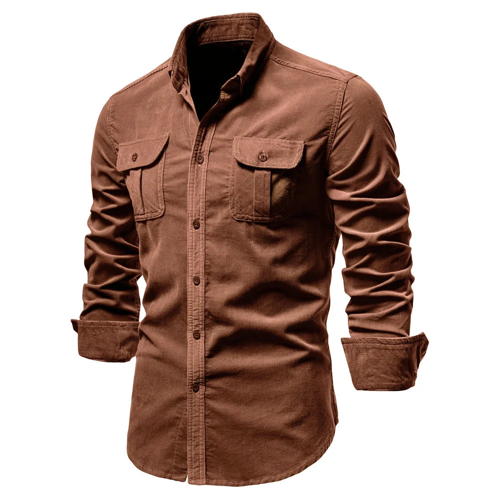 Men's Cotton Corduroy Shirt