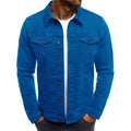 Retro Multiple pockets Men's denim Jacket 2025 Spring and Autumn Men's fashionable versatile slim fit Jacket coat