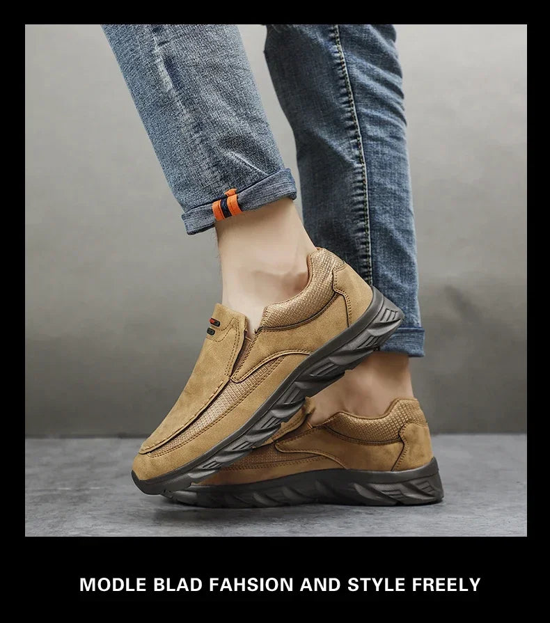 Men Sneakers Light Loafers Slip on Casual Shoes for Men Comfortable Walking Luxury Brand Male Business Shoe Driving Shoes